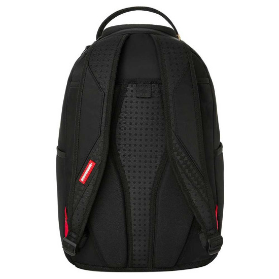Sprayground Τσάντα πλάτης Shark Central Black Nylon Gray Embossed Backpack